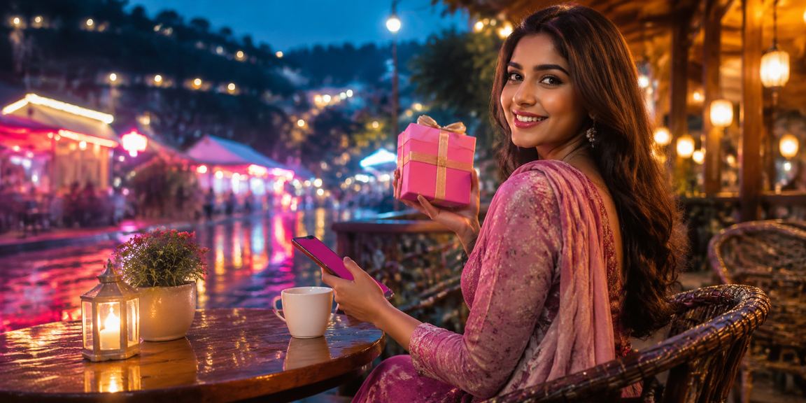 বান্দরবানে নিয়ন আলোয় নিরাপদ মোবাইল পেমেন্ট প্রক্রিয়া করছেন একজন হাই রোলার
