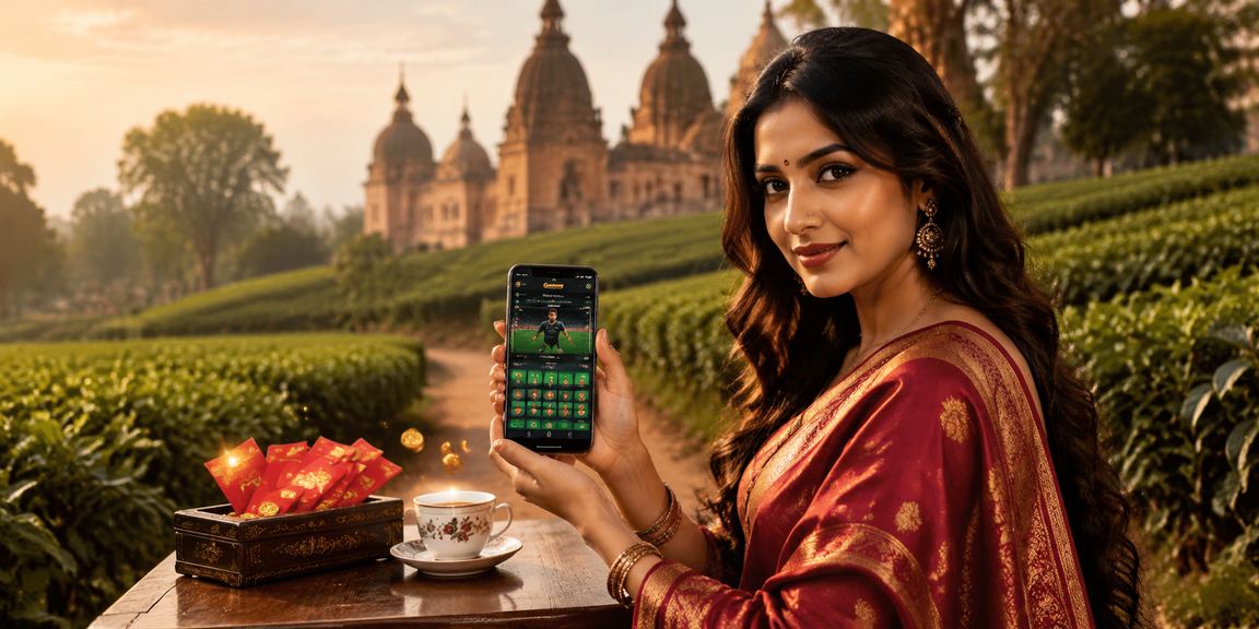 A Sports member enjoying VIP bonuses at a tea garden in Bangladesh